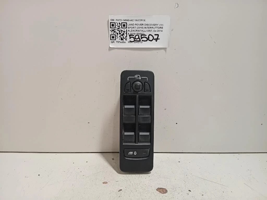 Interruttore Alzacristalli ANT FK72-14540-AC Land Rover Discovery V Sport 2015