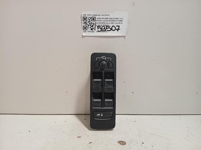 Interruttore Alzacristalli ANT FK72-14540-AC Land Rover Discovery V Sport 2015