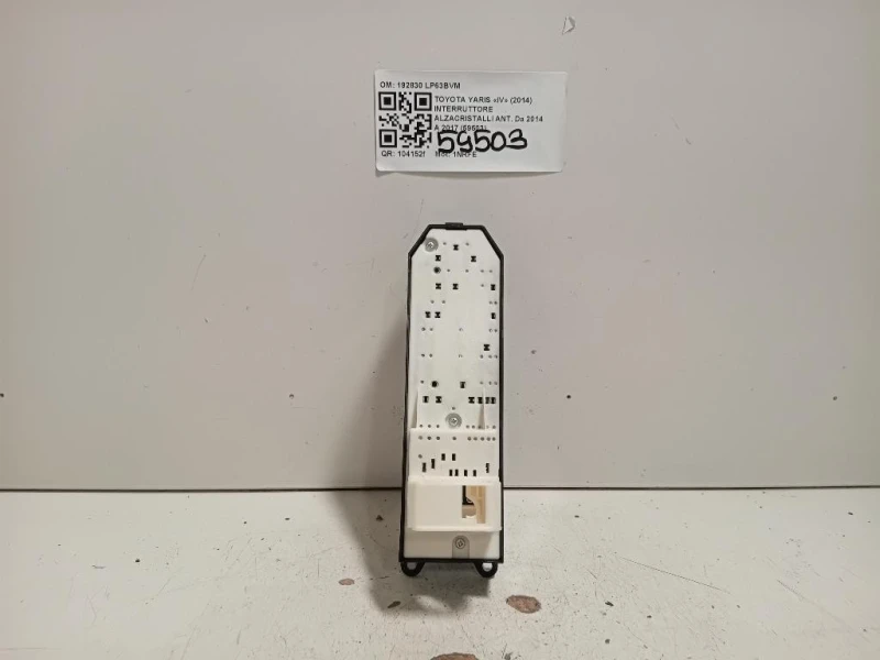 Interruttore Alzacristalli ANT 192830 Toyota Yaris IV 2014