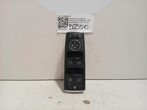 Interruttore Alzacristalli ANT SX A1669054300 Mercedes Classe ML W166 2012