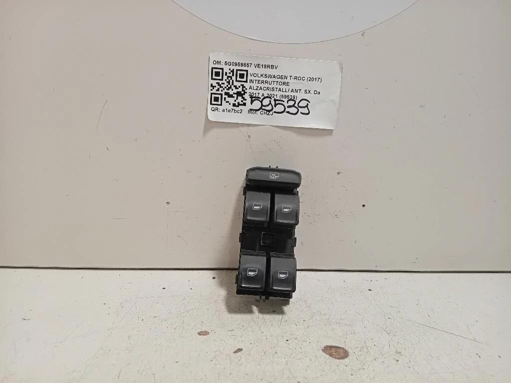 Interruttore Alzacristalli ANT SX 560959857 Volkswagen T-roc 2017