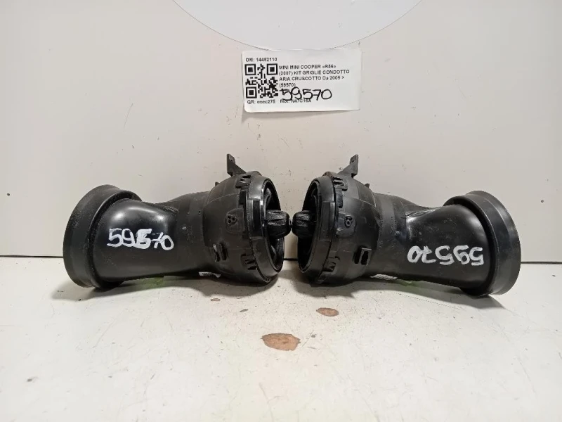 KIT Griglie Condotto ARIA Cruscotto 14482110 Mini MINI Cooper R56 2007