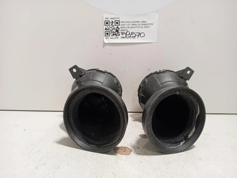 KIT Griglie Condotto ARIA Cruscotto 14482110 Mini MINI Cooper R56 2007