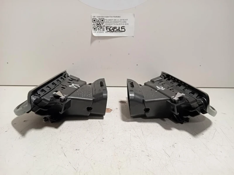 KIT Griglie Condotto ARIA Cruscotto 1089169X1089170X Peugeot 208 I 2015