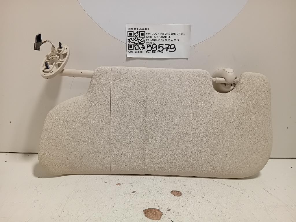 Pannello Parasole DX 101-0562400 Mini Countryman ONE R60 2010