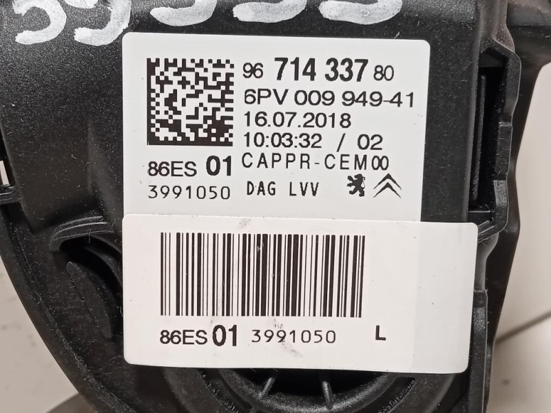 Pedale Acceleratore 9671433780 Peugeot 208 I 2015