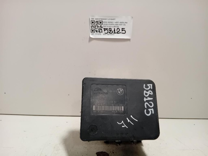 Pompa ABS ANT 3451678930001 Bmw Serie 1 E87 Berlina 2005