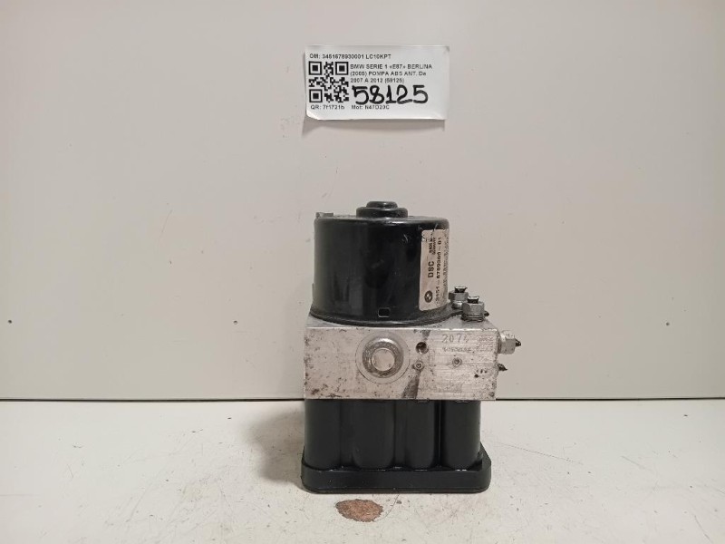 Pompa ABS ANT 3451678930001 Bmw Serie 1 E87 Berlina 2005