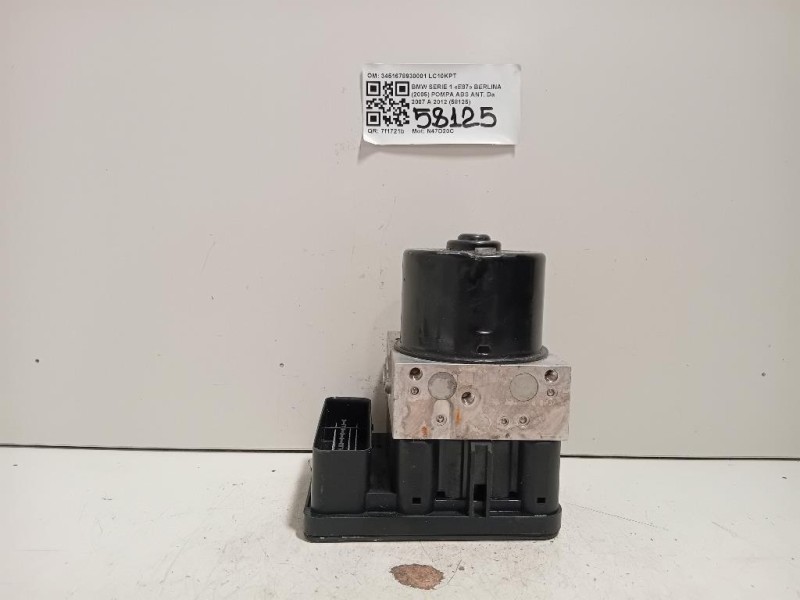 Pompa ABS ANT 3451678930001 Bmw Serie 1 E87 Berlina 2005
