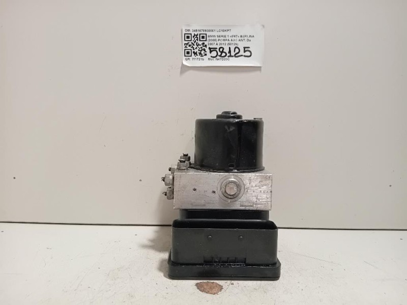 Pompa ABS ANT 3451678930001 Bmw Serie 1 E87 Berlina 2005