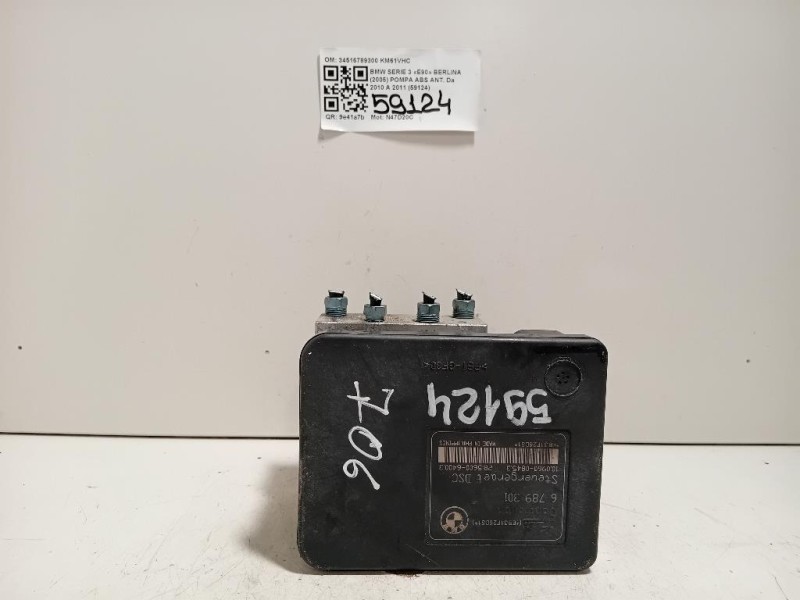 Pompa ABS ANT 34516789300 Bmw Serie 3 E90 Berlina 2005