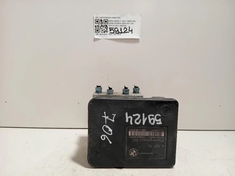 Pompa ABS ANT 34516789300 Bmw Serie 3 E90 Berlina 2005