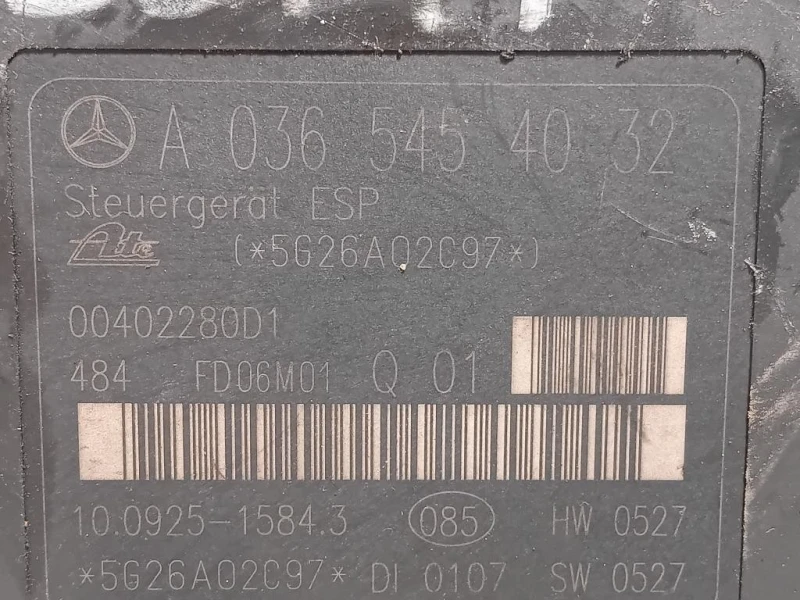 Pompa ABS ANT A0365454032 Mercedes Classe SLK R171 2004
