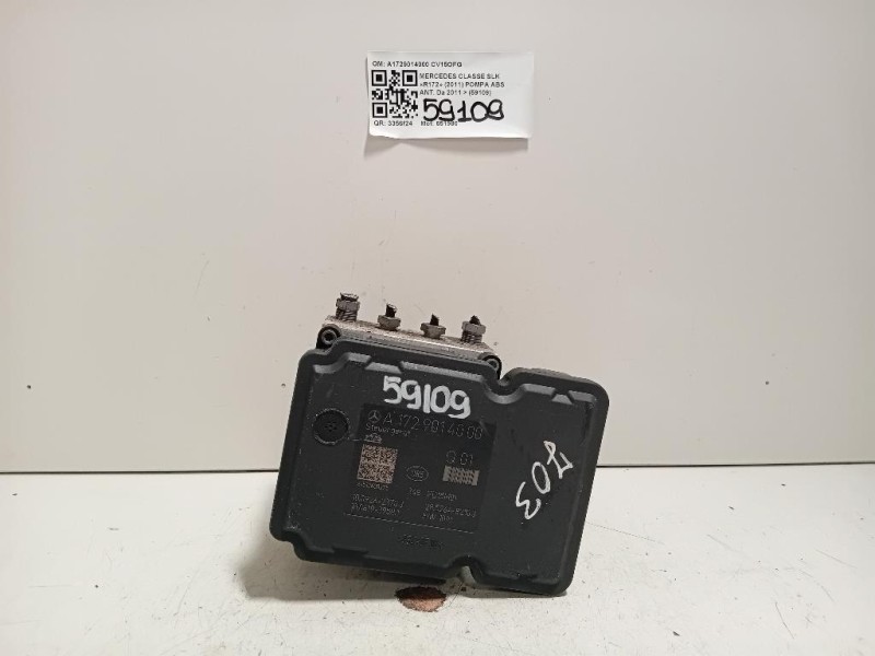 Pompa ABS ANT A1729014000 Mercedes Classe SLK R172 2011