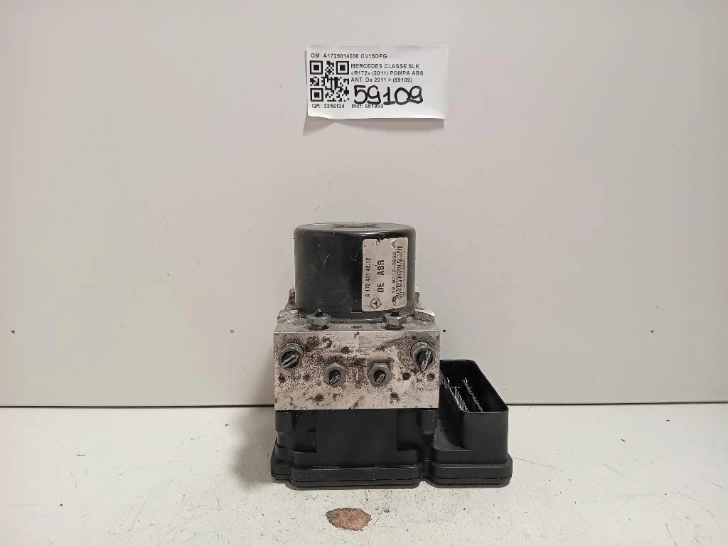 Pompa ABS ANT A1729014000 Mercedes Classe SLK R172 2011