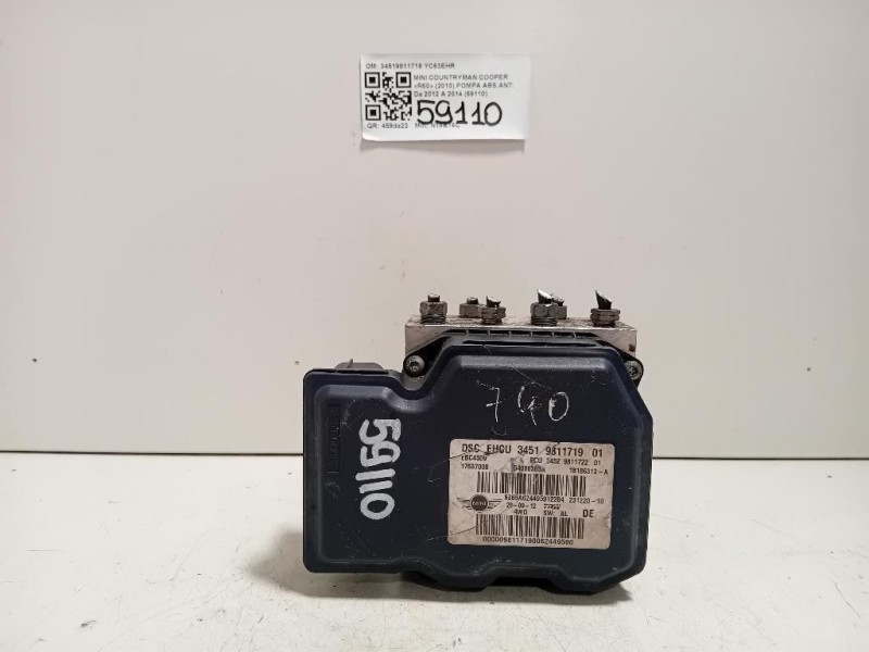 Pompa ABS ANT 34519811719 Mini Countryman Cooper R60 2010