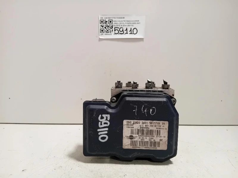 Pompa ABS ANT 34519811719 Mini Countryman Cooper R60 2010