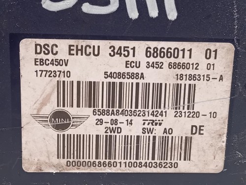 Pompa ABS ANT 34516866011 Mini Countryman Cooper R60 2010