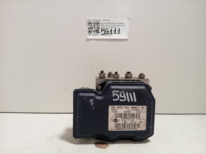Pompa ABS ANT 34516866011 Mini Countryman Cooper R60 2010