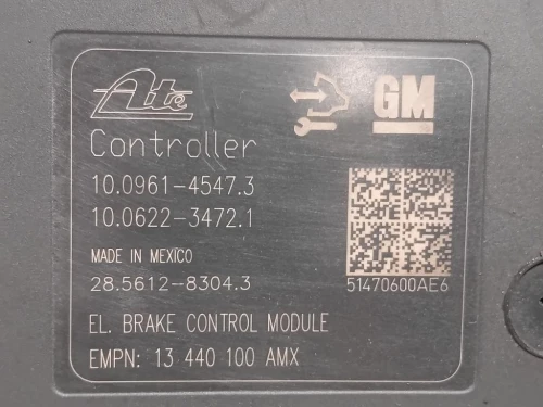 Pompa ABS ANT 13440100 Opel Zafira C 2012