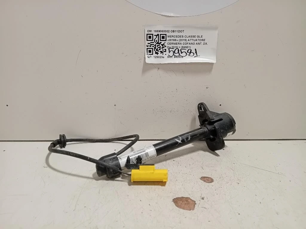 Attuatore Cerniera Cofano ANT DX 1669060002 Mercedes Classe GLE W166 2015