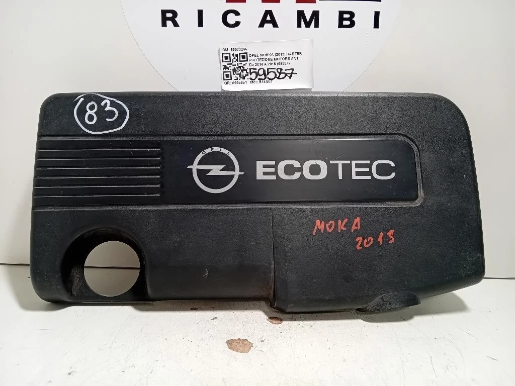 Carter Protezione Motore ANT 55573266 Opel Mokka 2013