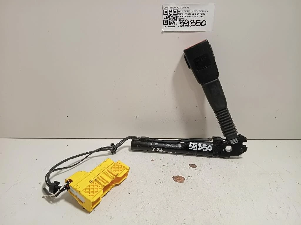 Pretensionatore Sinistro 34110150C Bmw Serie 1 F20 Berlina 2012