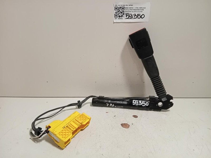 Pretensionatore Sinistro 34110150C Bmw Serie 1 F20 Berlina 2012