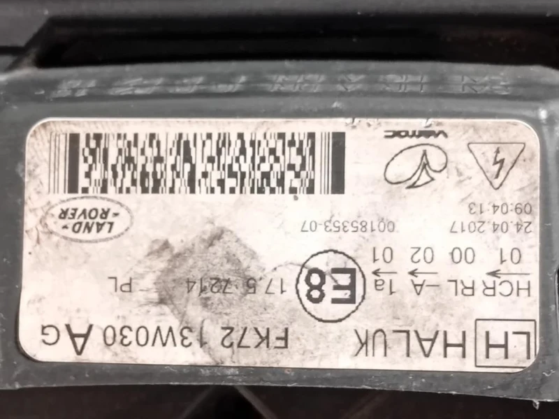Proiettore ANT SX FK7213W030AG Land Rover Discovery V Sport 2015