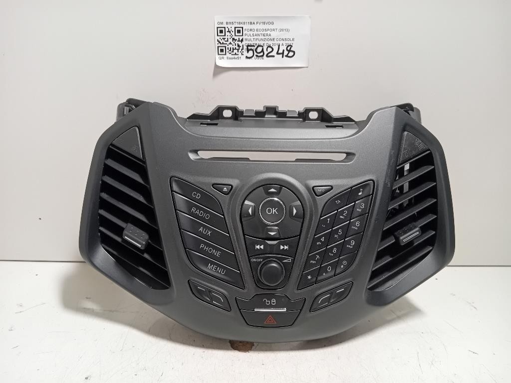 Pulsantiera Multifunzione Console Centrale BM5T18K811BA Ford Ecosport 2013