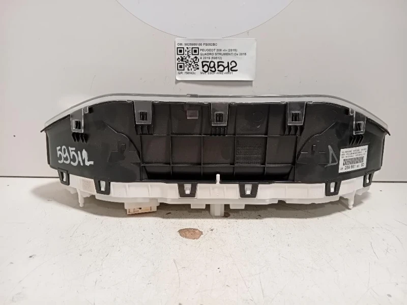 Quadro Strumenti 9825986180 Peugeot 208 I 2015