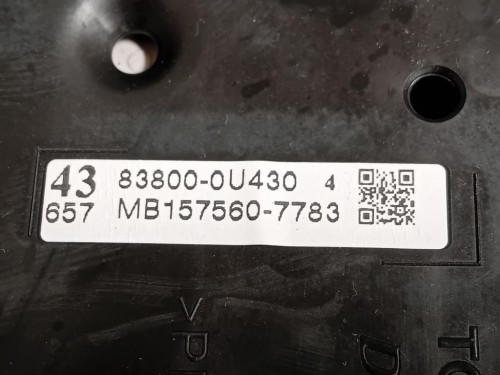 Quadro Strumenti 83800-0U430 Toyota Yaris IV 2014