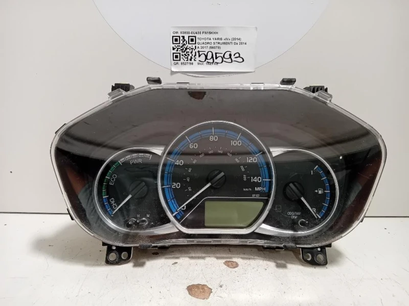 Quadro Strumenti 83800-0U430 Toyota Yaris IV 2014