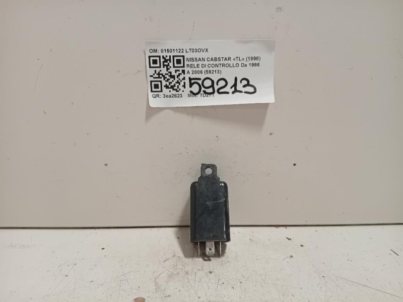 RELE DI Controllo 01501122 Nissan Cabstar TL 1998