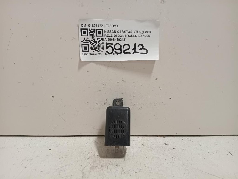 RELE DI Controllo 01501122 Nissan Cabstar TL 1998