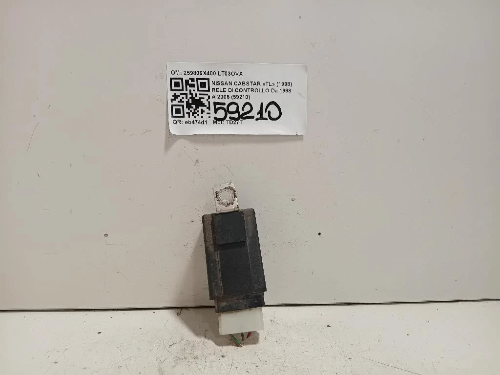 RELE DI Controllo 259809X400 Nissan Cabstar TL 1998