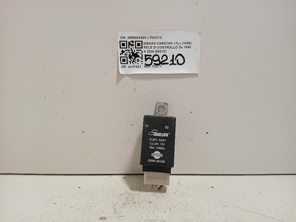RELE DI Controllo 259809X400 Nissan Cabstar TL 1998