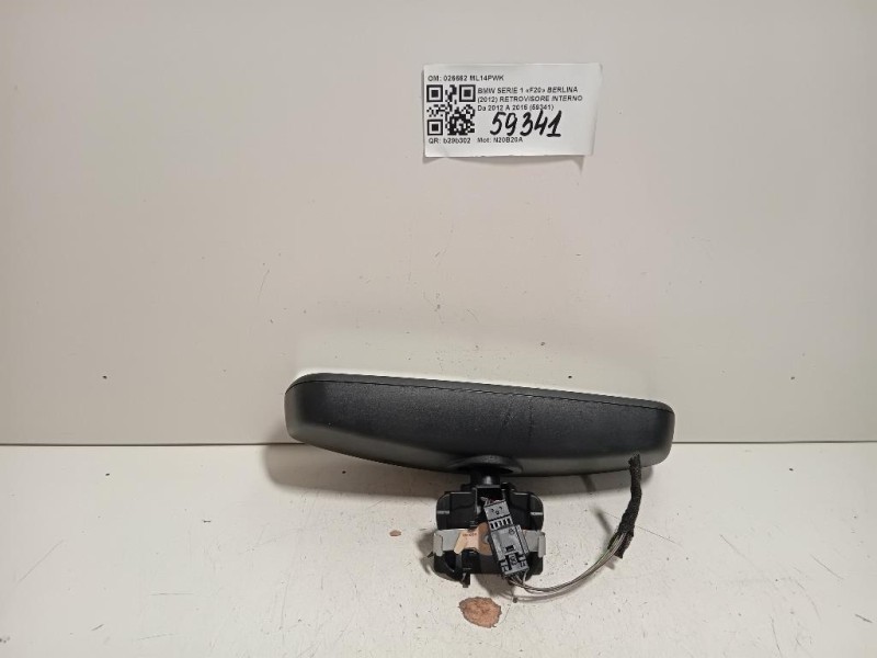 Retrovisore Interno 026662 Bmw Serie 1 F20 Berlina 2012