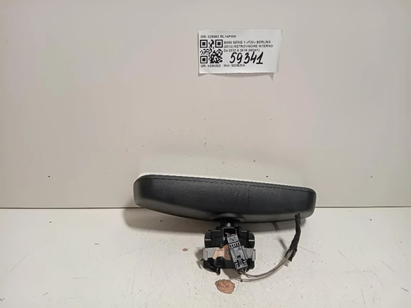 Retrovisore Interno 026662 Bmw Serie 1 F20 Berlina 2012