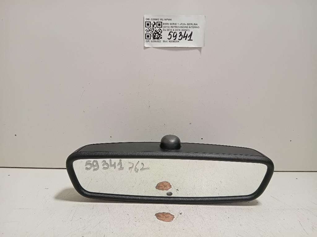 Retrovisore Interno 026662 Bmw Serie 1 F20 Berlina 2012