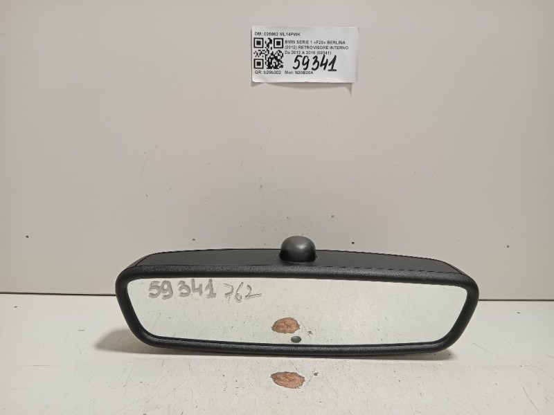 Retrovisore Interno 026662 Bmw Serie 1 F20 Berlina 2012