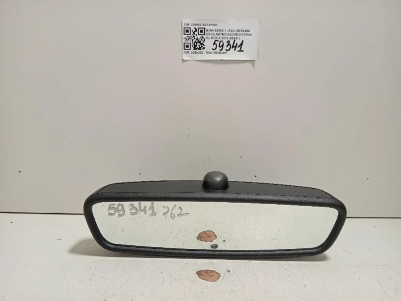 Retrovisore Interno 026662 Bmw Serie 1 F20 Berlina 2012
