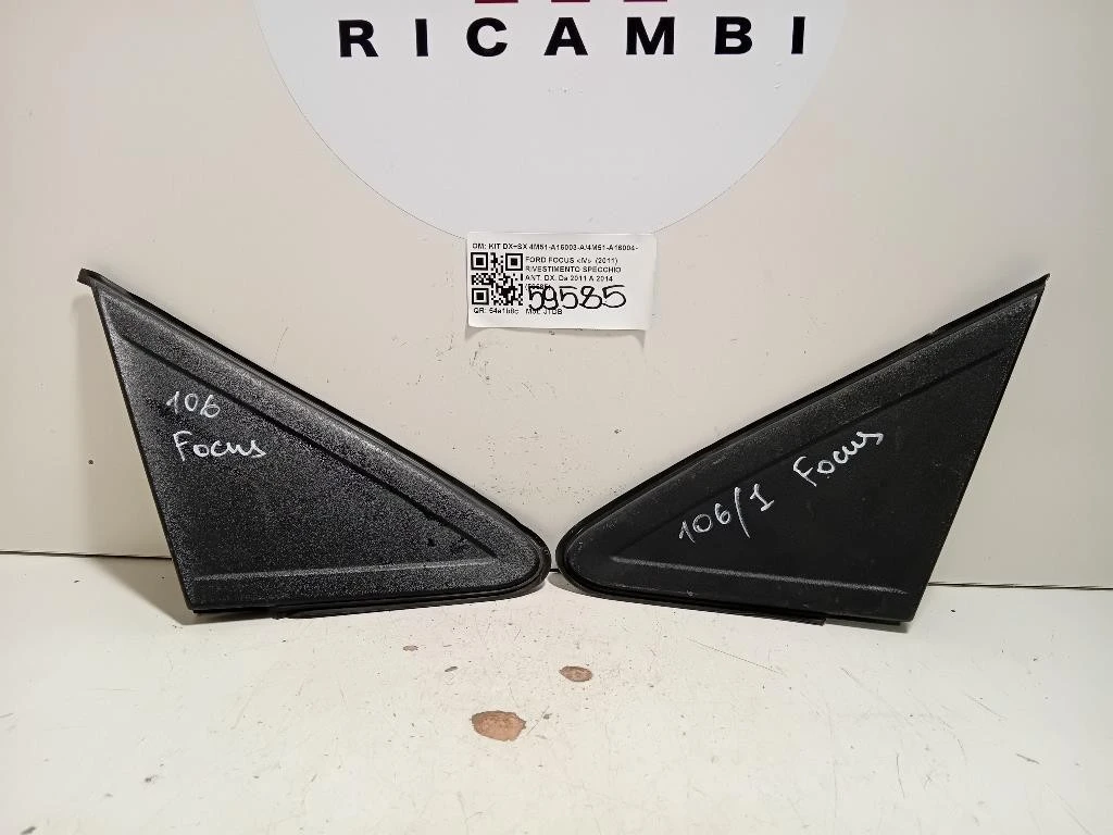 Rivestimento Specchio ANT DX KIT DX+SX 4M51-A16003-A4M51-A16004-A Ford Focus IV 2011
