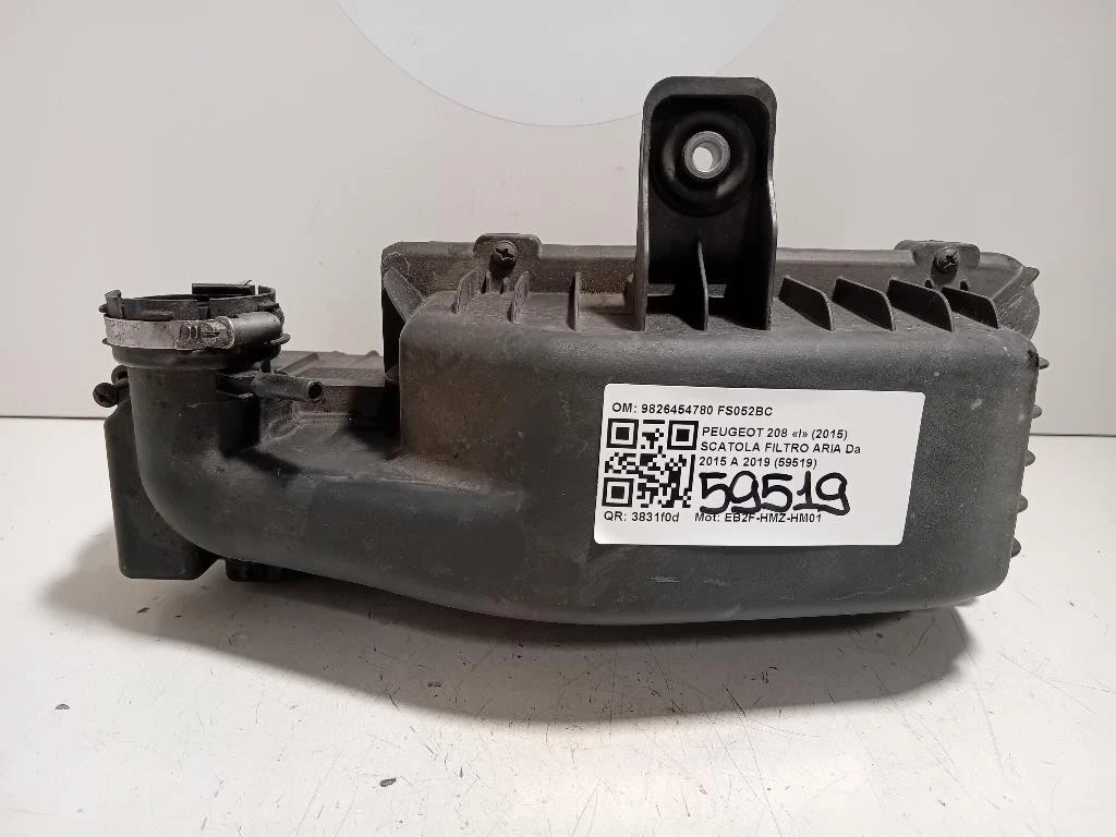 Scatola Filtro ARIA 9826454780 Peugeot 208 I 2015