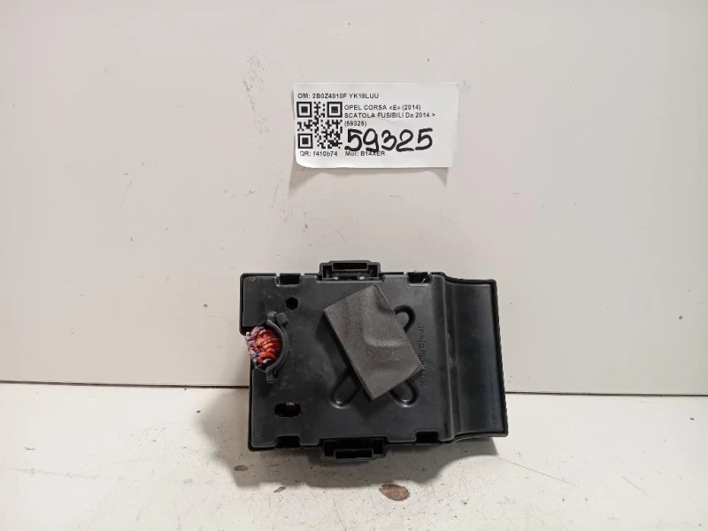 Scatola Fusibili 2B0Z4010F Opel Corsa E 2014