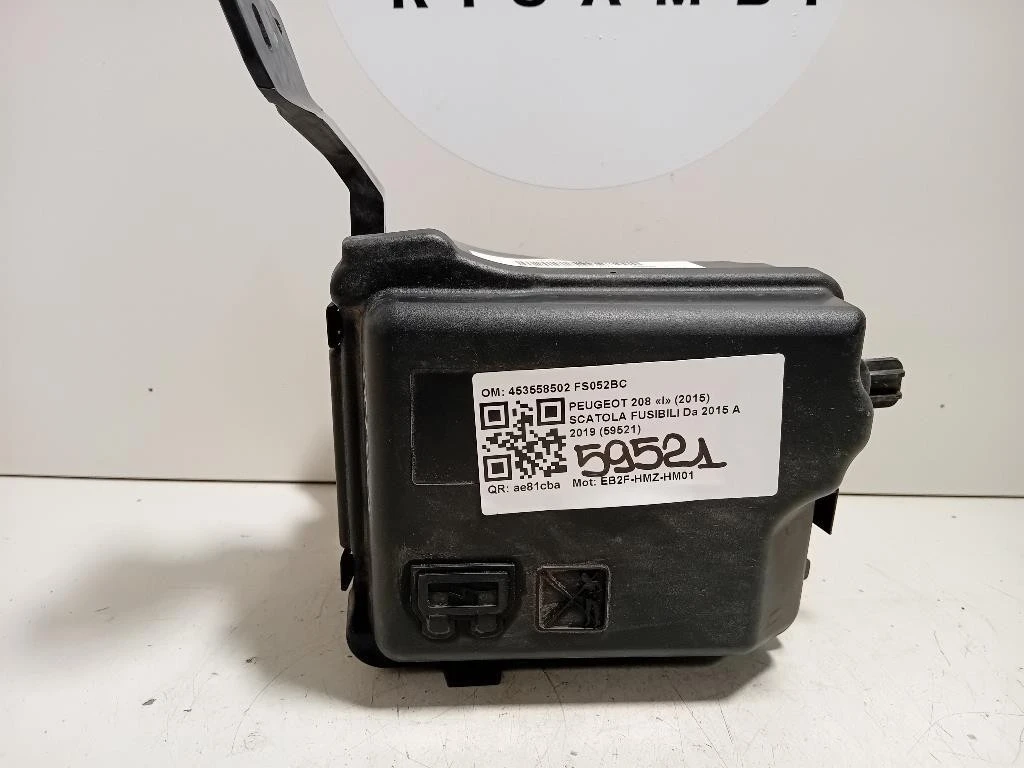 Scatola Fusibili 453558502 Peugeot 208 I 2015