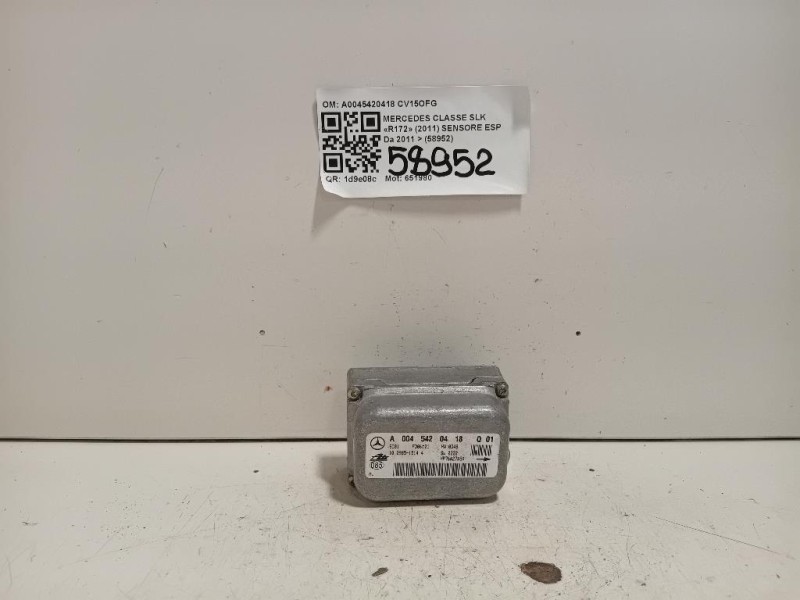 Sensore ESP A0045420418 Mercedes Classe SLK R172 2011