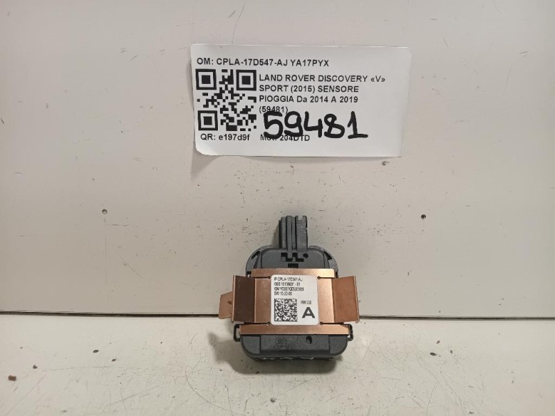 Sensore Pioggia LR137199 Land Rover Discovery V Sport 2015