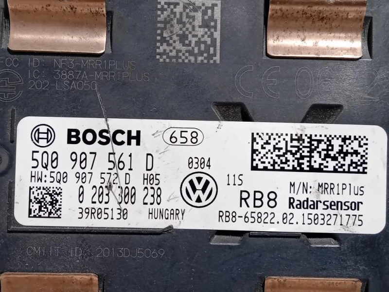 Sensore Radar Distronic ACC 5Q0907561D Volkswagen GOLF VII 2013