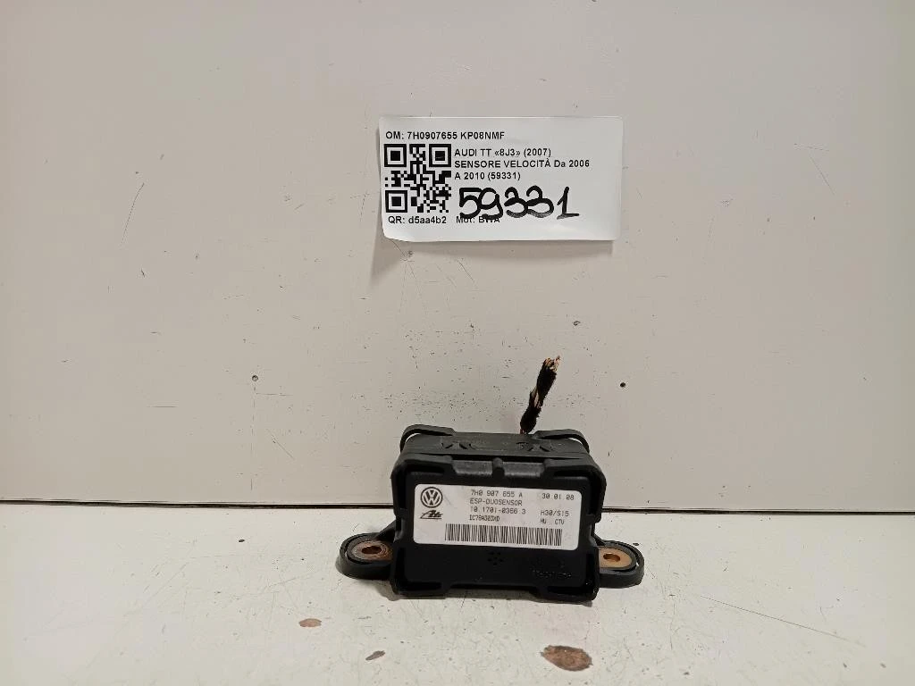 Sensore Velocità 7H0907655 Audi TT 8J3 2007